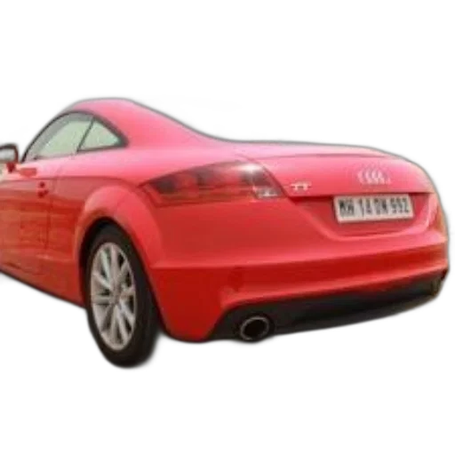 car, 3d render, photorealistic, red, audi, sports, license, plate transparent PNG cut-out
