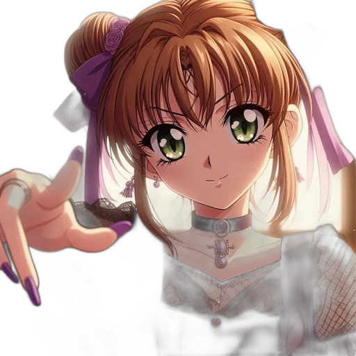 staff, weapon, jewelry, face, anime, photorealistic, cartoon, concept art transparent PNG cut-out
