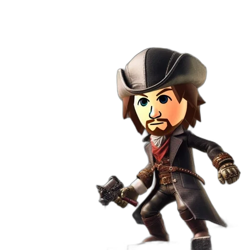 staff, weapon, hat, sword, concept art, 3d render, cartoon, pixel art transparent PNG cut-out