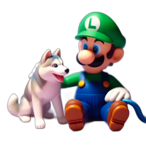 animal, creature, staff, hat, 3d render, concept art, pixel art, watercolor transparent PNG cut-out