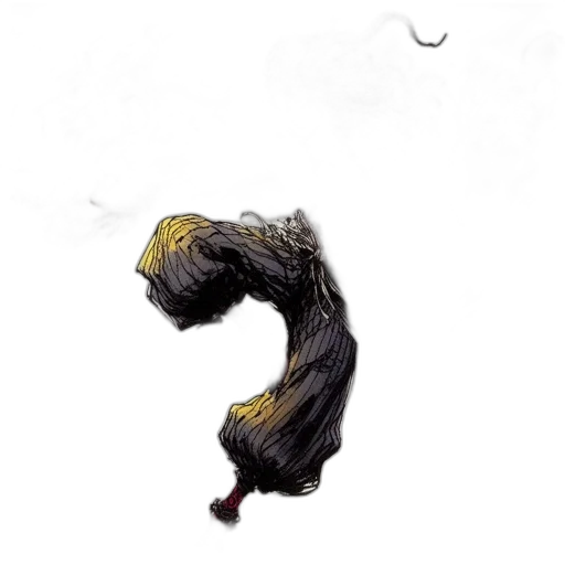 hair, creature, animal, staff, concept art, fantasy art, watercolor, pixel art transparent PNG cut-out