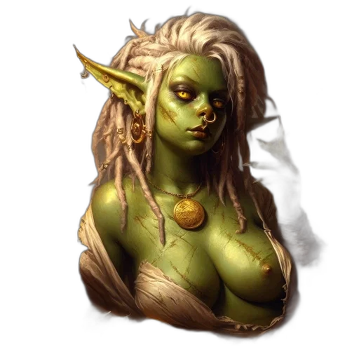 face, staff, fantasy art, concept art, pixel art, photorealistic, green, fantastical transparent PNG cut-out
