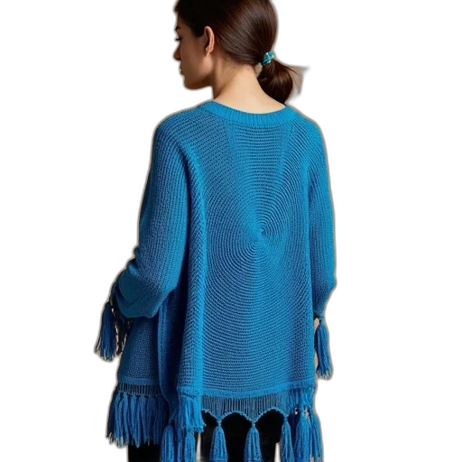 dress, jacket, blue, monochrome, woman, wearing, crochet, cardigan transparent PNG cut-out