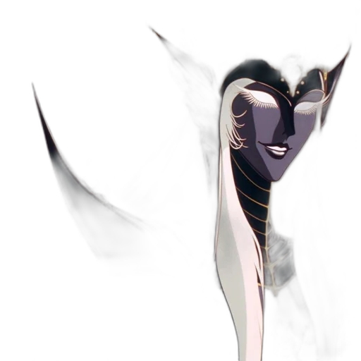 mask, dragon, creature, face, concept art, fantasy art, anime, 3d render transparent PNG cut-out