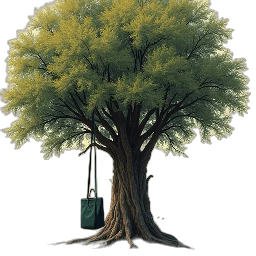 tree, staff, furniture, crown transparent PNG cut-out