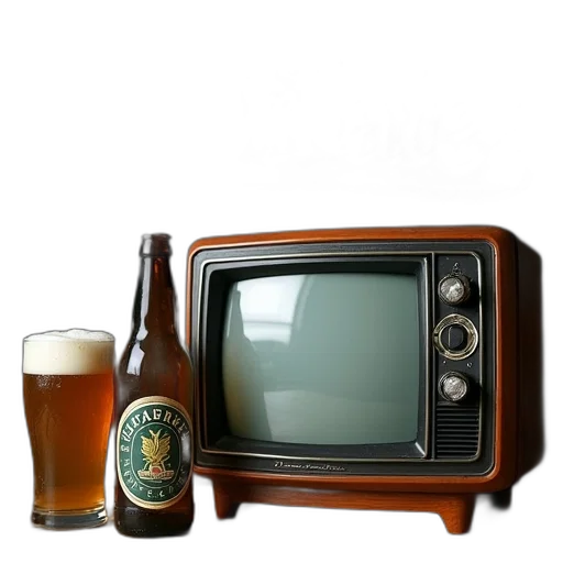 beer, glass, bottle, mug, retro, chalkboard, chalk, lettering transparent PNG cut-out