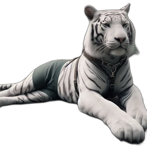animal, creature, 3d render, photorealistic, concept art, fantasy art, majestic, white transparent PNG cut-out