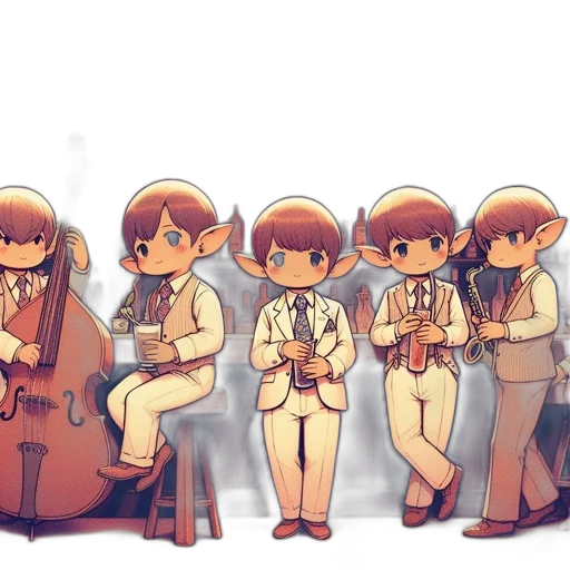 staff, pixel art, cartoon, concept art, anime, earth tones, golden, monochrome transparent PNG cut-out