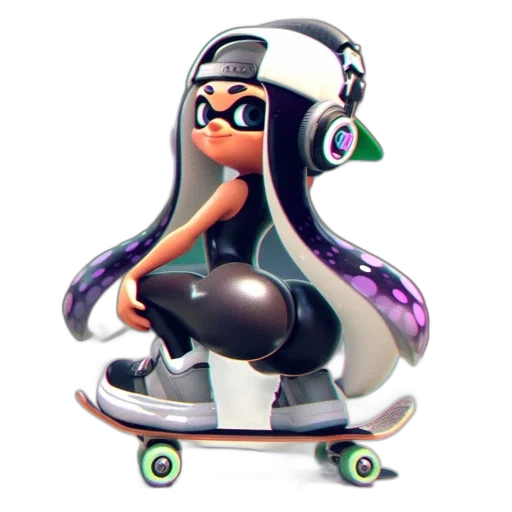 weapon, dress, animal, concept art, 3d render, vaporwave, pixel art, monochrome transparent PNG cut-out