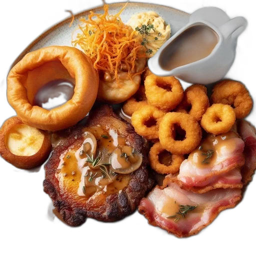 food, weapon, photorealistic, platter, steak, dinner, features, juicy transparent PNG cut-out