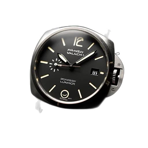 photorealistic, steel, case, copy, luminor, automatic, watch, made transparent PNG cut-out