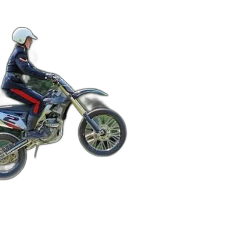 3d render, concept art, photorealistic, person, motorcycle, performs, aerial, stunt transparent PNG cut-out