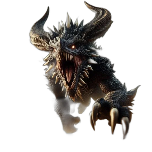 dragon, creature, animal, mask, concept art, fantasy art, 3d render, photorealistic transparent PNG cut-out
