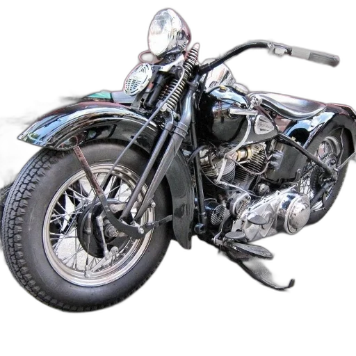weapon, photorealistic, 3d render, concept art, black, motorcycle, chrome, accents transparent PNG cut-out