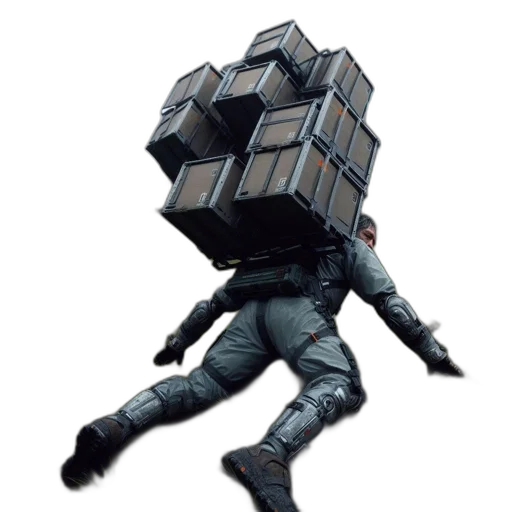 robot, jacket, creature, furniture, cyberpunk, 3d render, concept art, pixel art transparent PNG cut-out