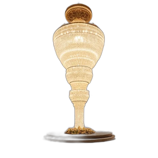 jewelry, crown, hat, furniture, 3d render, huge, chandelier, inside transparent PNG cut-out