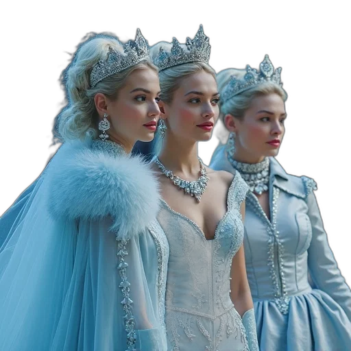 crown, dress, concept art, photorealistic transparent PNG cut-out