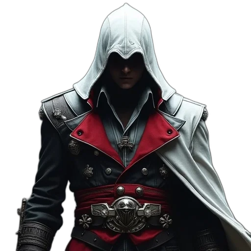 jacket, sword, mask, weapon transparent PNG cut-out