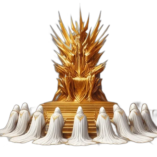 crown, jewelry, furniture, staff, 3d render, concept art, grand, opulent transparent PNG cut-out