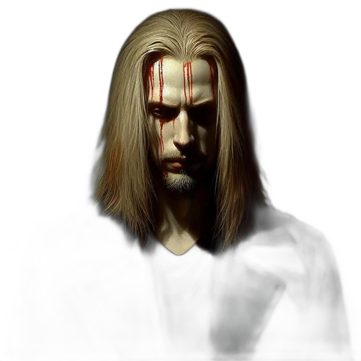 hair, face, mask, staff, concept art, photorealistic, fantasy art, comic book art transparent PNG cut-out