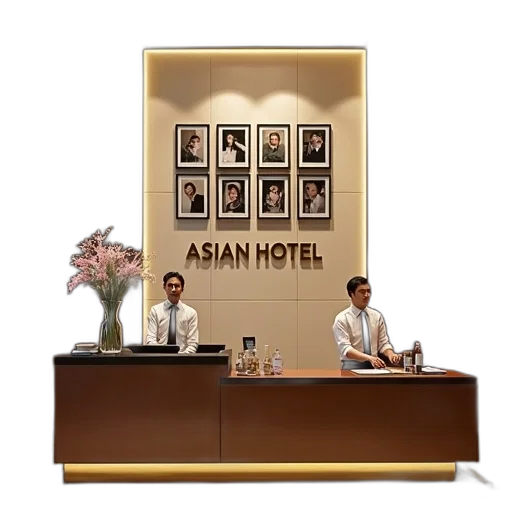 staff, furniture, building, photorealistic, concept art, 3d render, anime, neon lights transparent PNG cut-out