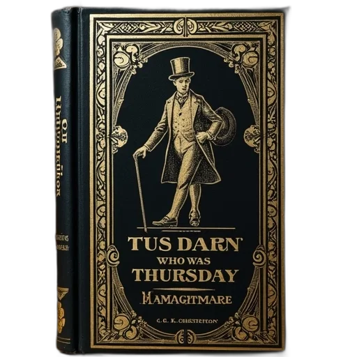 cover, book, man, who, thursday, nightmare, chesterton, featuring transparent PNG cut-out