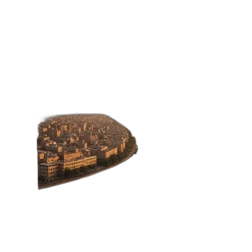 hat, crown, furniture, jewelry, 3d render, earth tones, view, hill transparent PNG cut-out