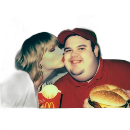 food, animal, creature, photorealistic, vaporwave, two, people, celebration transparent PNG cut-out