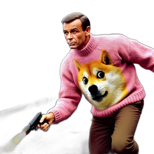 animal, weapon, jacket, creature, concept art, comic book art, photorealistic, vaporwave transparent PNG cut-out