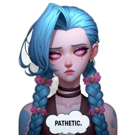 face, staff, jewelry, hair, cyberpunk, concept art, vaporwave, fantasy art transparent PNG cut-out