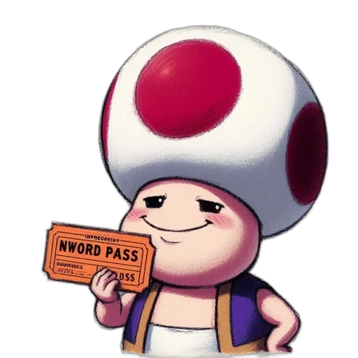 food, hat, weapon, staff, concept art, 3d render, comic book art, toad transparent PNG cut-out