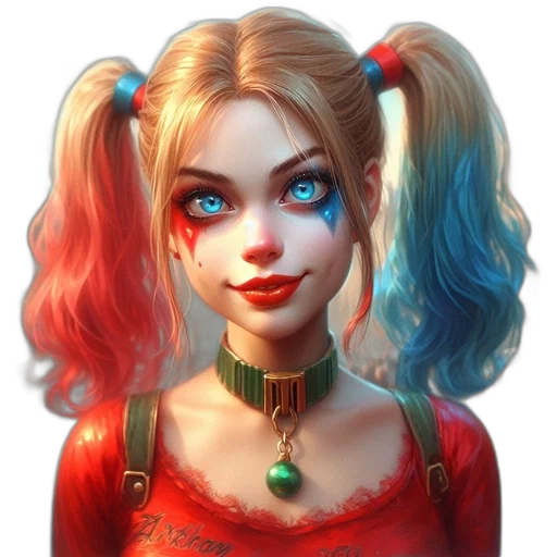 face, fantasy art, comic book art, concept art, photorealistic, colorful, red, imaginative transparent PNG cut-out