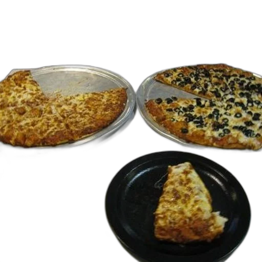 food, jewelry, crown, 3d render, cheese, pizza, olive, sit transparent PNG cut-out