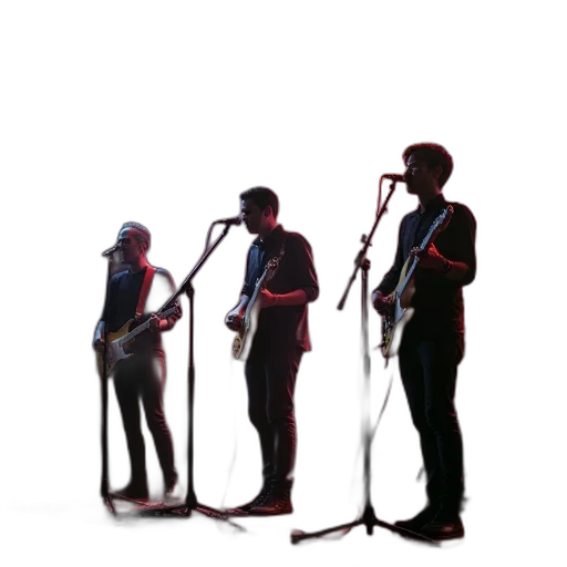 staff, concept art, 3d render, outer space, neon lights, group, guys, stage transparent PNG cut-out