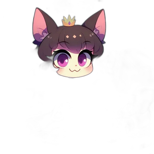 crown, staff, hat, creature, pixel art, anime, concept art, fantasy art transparent PNG cut-out