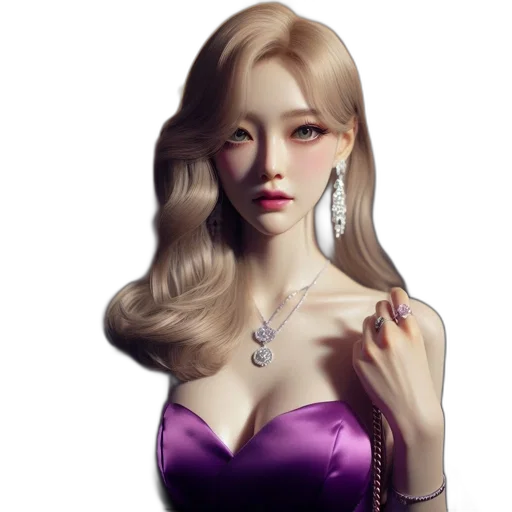 jewelry, photorealistic, fantasy art, concept art, 3d render, pastel, dark, stylized transparent PNG cut-out