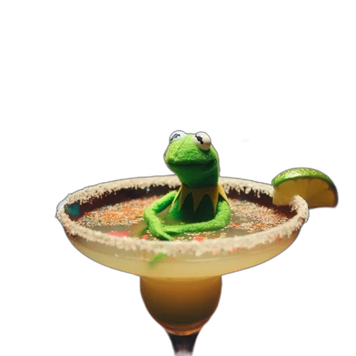 food, hat, staff, bottle, 3d render, animated, green, frog transparent PNG cut-out