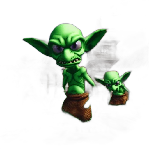 staff, weapon, creature, mask, concept art, 3d render, pixel art, fantasy art transparent PNG cut-out