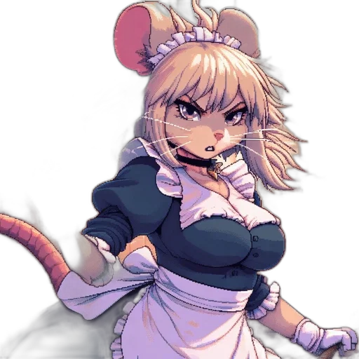 staff, animal, anime, concept art, cartoon, pixel art, animated, character transparent PNG cut-out