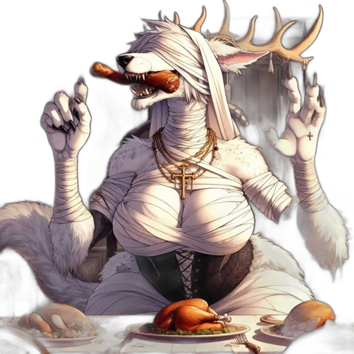 dragon, food, staff, creature, concept art, fantasy art, watercolor, pixel art transparent PNG cut-out