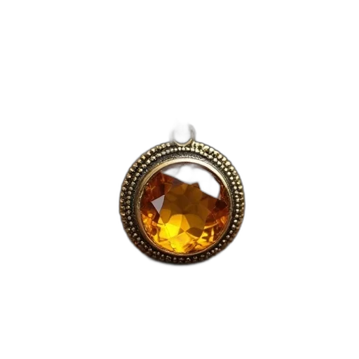 jewelry, crown, small, citrine transparent PNG cut-out