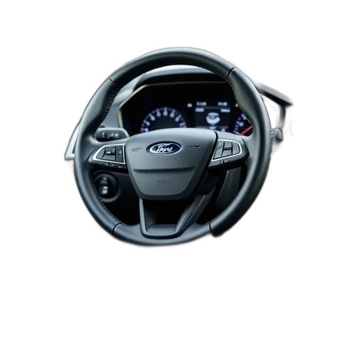 car, interior, focus, dashboard, steering, wheel, features, modern transparent PNG cut-out
