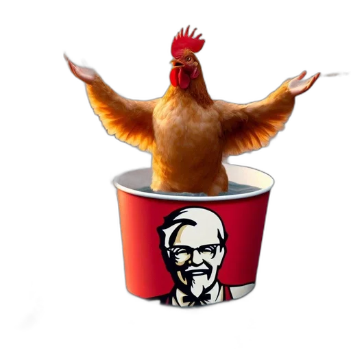 food, animal, crown, hat, 3d render, photorealistic, concept art, pixel art transparent PNG cut-out