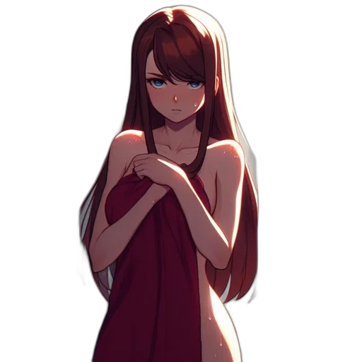 dress, face, mask, creature, anime, pixel art, concept art, cartoon transparent PNG cut-out