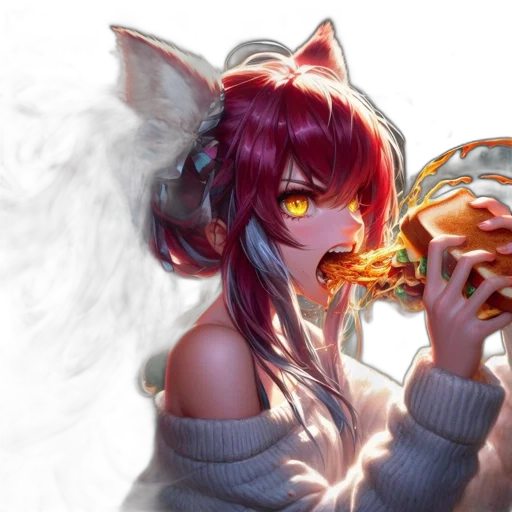 food, dragon, animal, creature, fantasy art, anime, concept art, photorealistic transparent PNG cut-out
