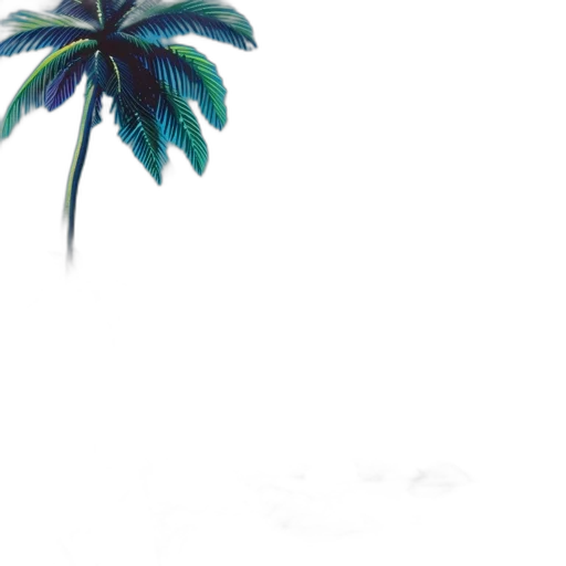 umbrella, tree, flower, hat, watercolor, photorealistic, vaporwave, concept art transparent PNG cut-out