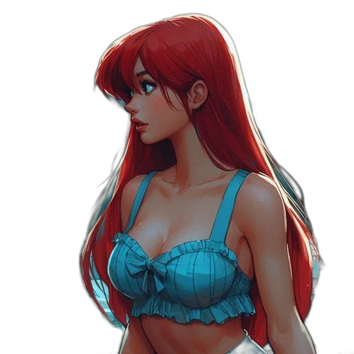 dress, jacket, anime, comic book art, concept art, fantasy art, fire, neon lights transparent PNG cut-out