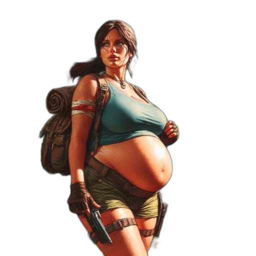 dress, weapon, concept art, comic book art, fantasy art, photorealistic, earth tones, green transparent PNG cut-out