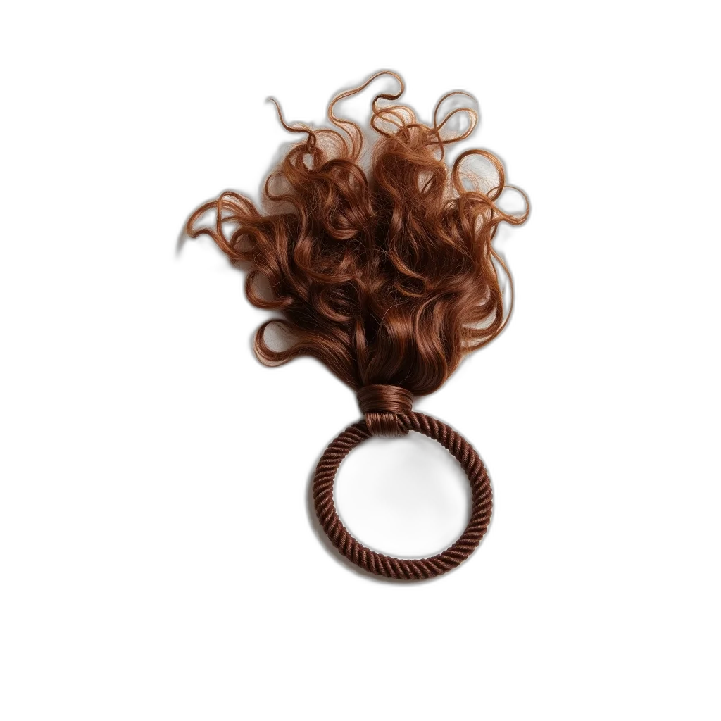 hair, jewelry, crown, staff, 3d render, photorealistic, concept art, brown transparent PNG cut-out