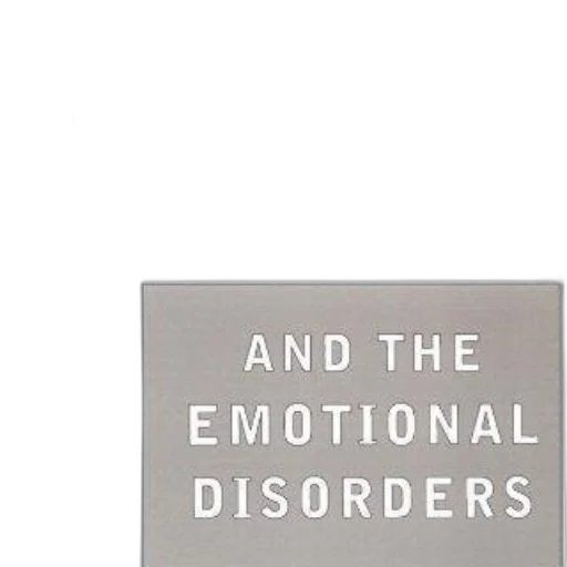 jacket, cover, cognitive, therapy, emotional, disorders, features, minimalist transparent PNG cut-out